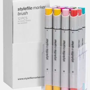 Stylefile Brush Marker 12pcs
